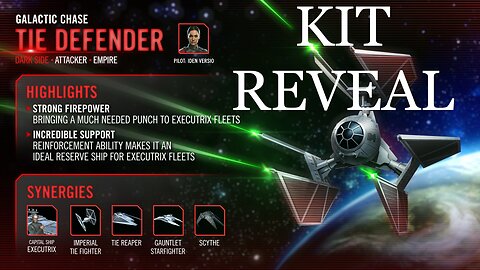 *NEW* Ship Inbound: Tie Defender | Galactic Chase Unlock | Kit Reveal | SWGOH