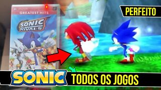 Todos os 4 Jogos do Sonic no PSP ( playstation Portable ) #shorts