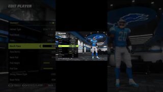 How To Create Barry Sanders Madden 23 #shorts