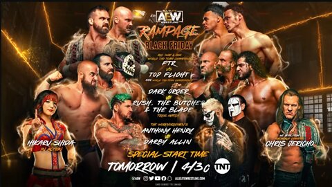 AEW Rampage Nov 25th Black Friday Edition Fall Out from Full Gear Watch Party/Review (with Guests)