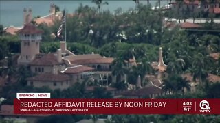 Justice Department submits proposed redactions to Mar-a-Lago search warrant affidavit