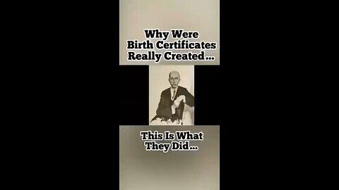 The Truth Behind Why Birth Certificates Were Created