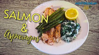 Salmon and Asparagus |ASMR Sounds 🍋