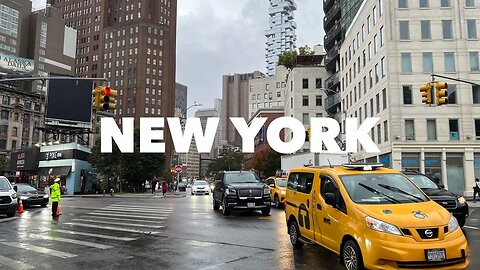 New York City LIVE: Rainy Stroll in Downtown Manhattan (October 13th 2022)