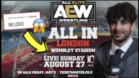 AEW ALL IN 2023 At London Wembley Arena!