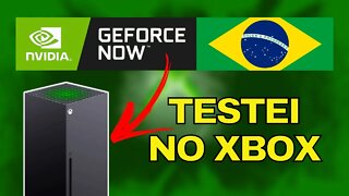 TESTEI O NVIDIA GEFORCE NOW no XBOX SERIES X pelo plano GRÁTIS