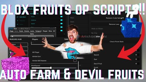 [UNDECTED] Blox Fruits Script/Hack GUI | Auto Farm | Get All Fruits | FREE GAMEPASSES | 2022