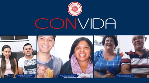 Blog do crochê CONVIDA - Andraza e Dante, Rosa de linha crochê e Vovó Lili