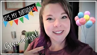 Birthday LIVE with GIVEAWAYS!