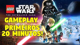 LEGO STAR WARS THE SKYWALKER SAGA: PRIMEIROS 20 MINUTOS DE GAMEPLAY!