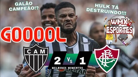 VIRADA DO GALÃO! Atlético MG 2 x 1 Fluminense _ Melhores Momentos Brasileirão _1° Tempo 28-11-21