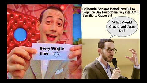 Jewish Privilege Senator Introduces Bill To Legalize Pedophilia Claims Its Anti-semitic To Oppose It