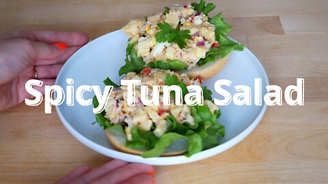 Spicy Tuna Salad | Quick 5 Minute Recipe!