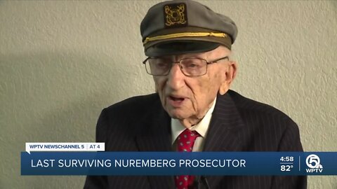 Last surviving prosecutor of Nuremberg trials to receive Congressional Gold Medal