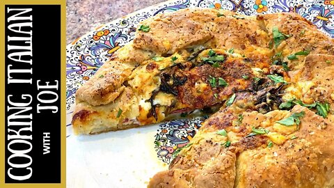 Torta Rustica: Rustic Savory Pie Galette with Meat and Cheeses | Cooking Italian with Joe