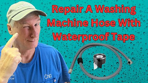 How To Easily Fix a Leaking Washing Machine Drain Hose with Waterproof Tape