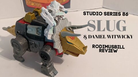 Studio Series 86 SLUG (SLAG) & DANIEL WITWICKY Transformers Leader Class Review by Rodimusbill