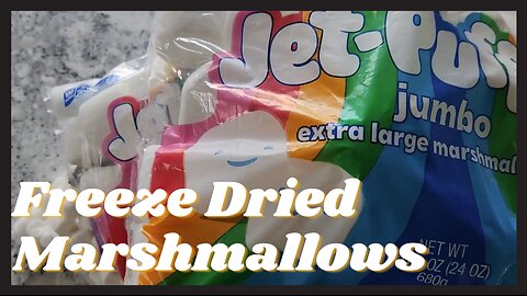 Freeze Dried Marshmallows!!