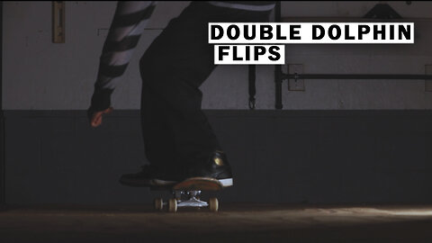 Slow Motion Video - Skateboarding 2023 - MAtt Davis Double Dolphin Flip