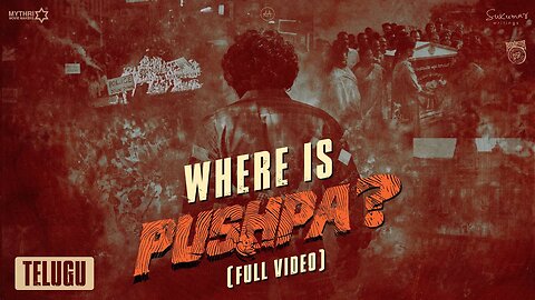 Where is Pushpa? | Pushpa 2 - The Rule 🔥 | Telugu | Allu Arjun | Sukumar | Rashmika | Fahadh Faasil