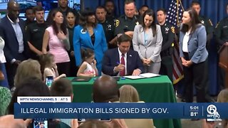 Gov. De Santis signs 3 new laws focused on illegals