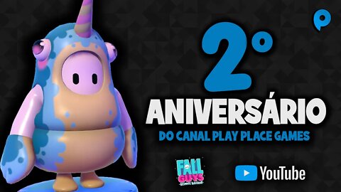 Live de aniversário do canal Play Place Games - Fall Guys