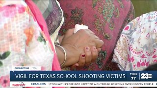 Vigil for Texas school shooting victims
