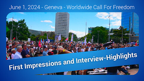Covid Crimes Exposed at Freedom Rally in Geneva, June 1st 2024 - Interview Highlights | kla.tv/29261