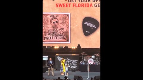 Gov DeSantis Surprises Fans At Lynyrd Skynyrd Concert