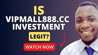 VIPMALL888.CC Review: Get 280 trx, invest 150 trx , complete 7 orders to Earn 195TRX. 🛑IS IT LEGIT?