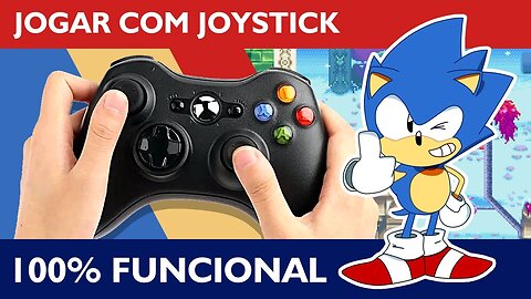 JOGUE SONIC MANIA COM SEU JOYSTICK! FUNCIONA 100%!!!