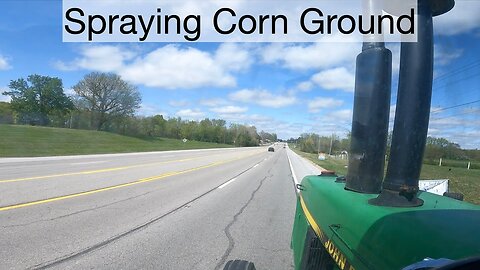 Spraying Corn Ground