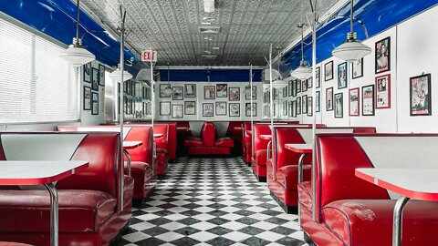 Exploring an Abandoned Diner in Illinois - 50's Themed