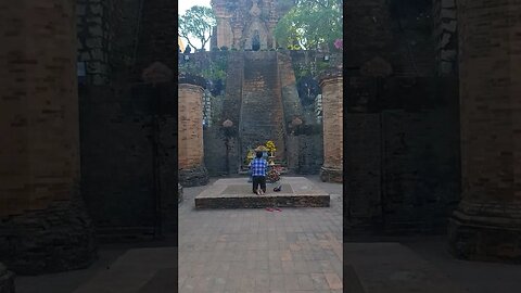 Cham Ruins Trang Vietnam 🇻🇳 #shorts #nhatrang #beach #expat #travel #rebornabroad #ruins #temple