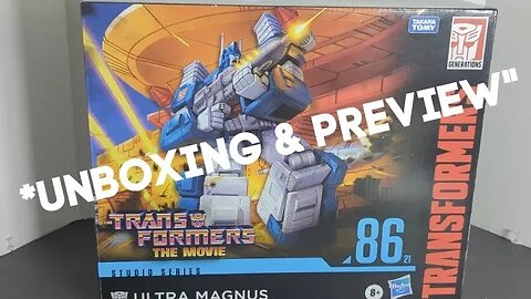 Studio Series 86 Commander Class Ultra Magnus *Unboxing and Preview* Rodimusbill Special
