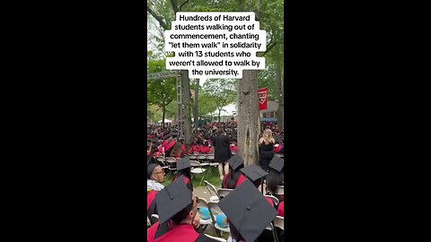 Havard university walk out