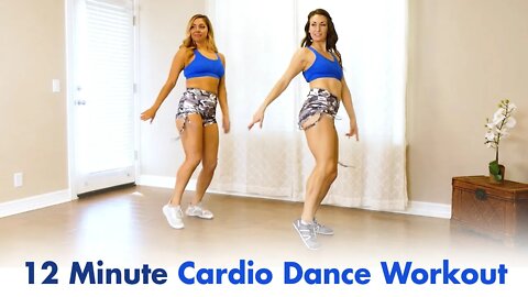 Fun, Fat-Burning Cardio Dance Workout ♥ Hip Hop DanceFit for Weight Loss, Beginners, 12 Min