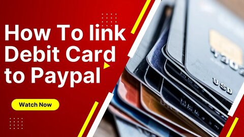 How to link debit or credit card to your paypal account