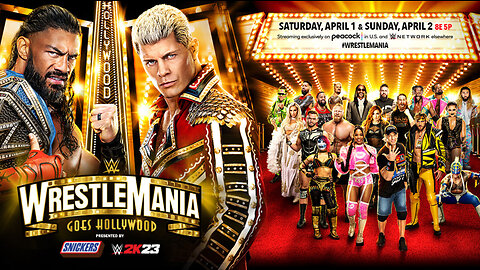 WWE WRESTLEMANIA 39 2023 : GET HYPED