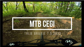 Golovec trails Great flow trail Trije bratje 7.5.2023 MTB Slovenija #mtb #fun #gopro #mountainbike