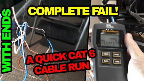 A Quick CAT6 Cable Run and Cable Ends, How-To Crimp