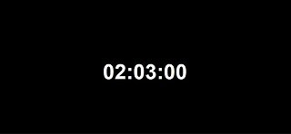 123 Minutes Countdown Timer - Can You Stay Focused For This Long?