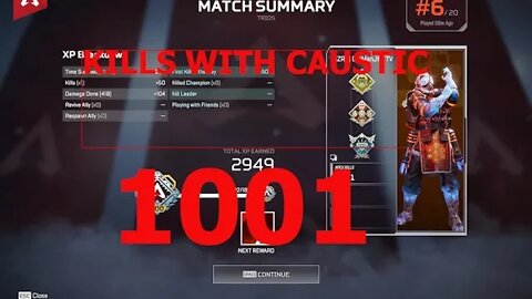 This is what 1000 kills with Caustic looks like #apex #apexlegends #OldManJM