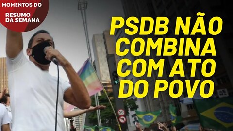 A presença do PSDB na manifestação | Momentos do Resumo da Semana