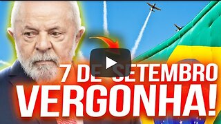 LULA TEM 7 DE SETEMBRO VERGONHOSO! POVO NÃO FOI PRA RUA E SE MOSTROU CONTRA LULA E PELO BOLSONARO!