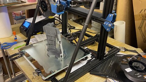 Switching mirror print beds and starting the print