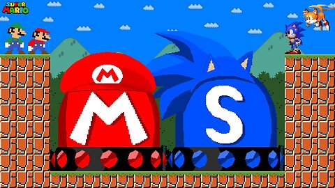 Can Mario vs Ultimate MARIO - SONIC Switch in New Super Mario Bros Wii? | Game Animation
