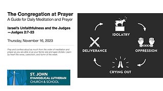 Israel’s Unfaithfulness and the Judges—Judges 2:7-23