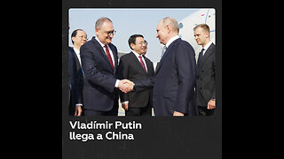 Vladímir Putin llega a Pekín para el foro chino de la Franja y la Ruta