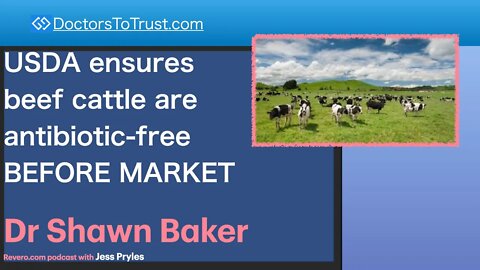 SHAWN BAKER 1 | USDA ensures beef cattle are antibiotic-free BEFORE MARKET